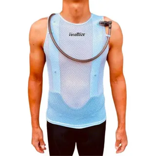 Velotoze Hydrovest Ärmelloses Baselayer - White - XL