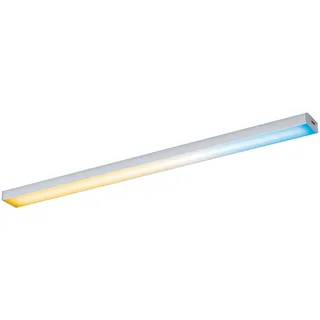 Paulmann 99968 LED Möbelleuchte Clever Connect Spot Barre 350mm 12V eckig incl. 1x3,5 Watt dimmbar Schrankleuchte Chrom matt Schranklicht Kunststoff Küchenlampe 2700-6500K
