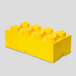 Room Copenhagen Aufbewahrungskiste Storage Brick 50 x 18 cm 18-tlg. gelb