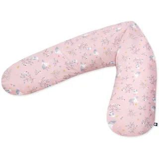Julius Zöllner Classic Stillkissen ca. 190 cm | Füllung 42 Liter EPS-Mikroperlen | Made in Germany | Bezug aus 100% Baumwolle | OEKO-TEX® STANDARD 100 | Rosalie