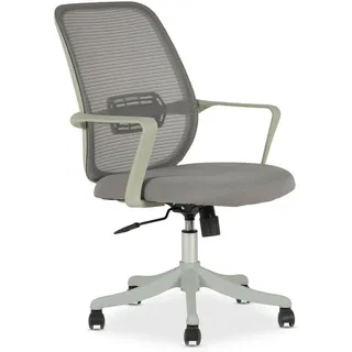Idimex Bürodrehstuhl Mollis , Grau , Textil , Mode , 63x98x63 cm , Büromöbel, Bürostühle, Drehstühle