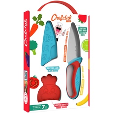 Bild Messer für Kinder (Blau&Rot), Küchenschere, Blau