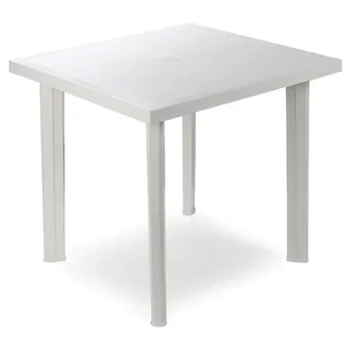 IPAE PRO GARDEN Gartentisch 80 x 75 x 72 cm Weiß