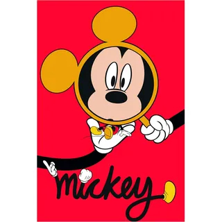 KOMAR Wandbild Mickey Mouse Glass 50 x 70 cm