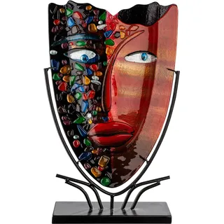 Casablanca by Gilde Dekovase »Face« handbemalt, rot