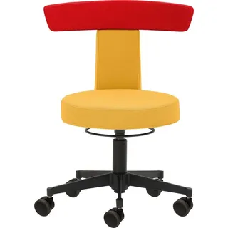 Mayer Sitzmöbel Drehhocker 1262 Kunststoff Gelb