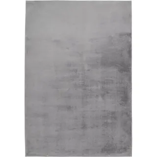 Teppich KAYOOM "Cross 425", silber, B:200cm H:21mm L:290cm, Polyester, Teppiche, Teppich, dichter weicher Kurzflor, viele Farben, Wohnzimmer