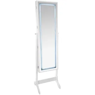 Atmosphera - LED-Schmuckkästchen aus Glas - weiß - 47x155 cm - Weiß