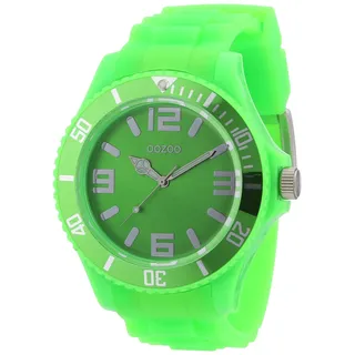 Oozoo Herren-Armbanduhr XL Analog Silikon C4656 Fluo Green