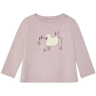 s.Oliver Ausgestelltes Langarmshirt mit Print und Applikation