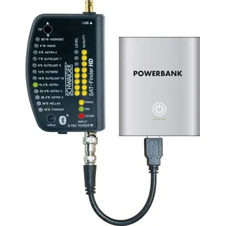 Schwaiger Sat-Finder HD + Powerbank SAT Finder