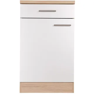 Respekta Unterschrank Merle 50 x 60 x 84,8 cm Weiß