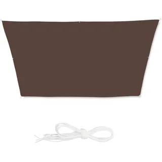 Relaxdays Sonnensegel braun