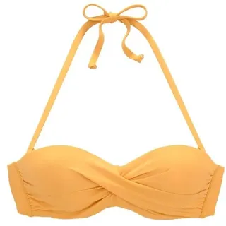 s.Oliver Bügel-Bandeau-Bikini-Top Rome Gelb 34 Cup C