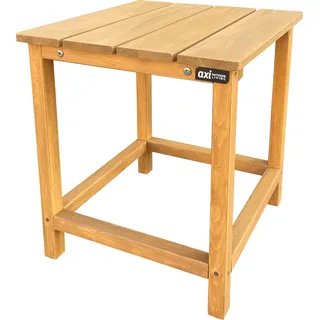 AXI Tess Beistelltisch aus Holz in Braun | Kleiner Tisch für Garten, Balkon, Terrasse | Couchtisch / Gartentisch 40,5 x 40,5 x 46 cm - Braun