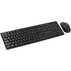 Kensington K75230FR Pro Fit Wireless Desktop mit französischer Tastatur, Schwarz