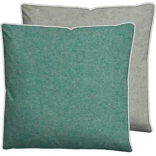 biberna Melange-Flanell Kopfkissenbezug fichte 1x 40x80 cm