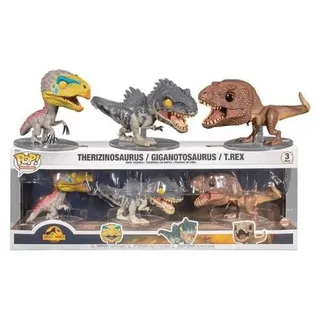 Funko Jurassic World Dominion - Therizinosaurus, Giganotosaurus & T-Rex Actionfigur 16 cm