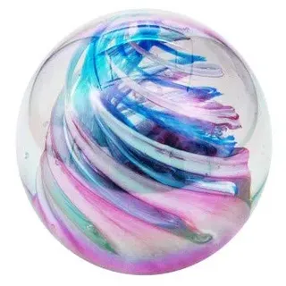 Pfronten Traumkugel 259 (6cm) Bonbon mit Öleffekt - Glaskugel, Briefbeschwerer, Paperweight