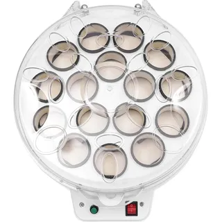 Automatischer Billardkugelreiniger, 180 W 1000 U/min, für 16 Kugeln, Wollfilz, EU‐Stecker, weiß, rundes Design