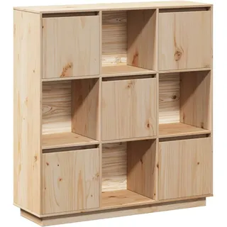 vidaXL Highboard 110,5x35x117 cm Massivholz Kiefer