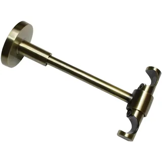 GARDINIA Deckenträger Memphis offen 13,5 cm Messing matt