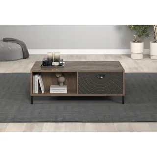 INOSIGN Couchtisch »Fusion« 1 Stk. tlg. Couchtisch mit 2 Schubladen & 2 offenen Fächern - (B/T/H) 110/60/37 cm