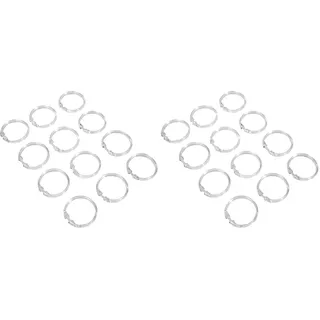 Wenko Duschvorhangringe groß Transparent 12er Set 12er Set Transparent (Packung mit 2)