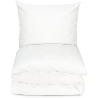 ZOLLNER Bettwäsche, Weiß, Textil, 140x200 cm, Schlaftextilien, Bettwäsche, Bettwäsche