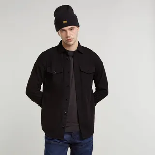 G-STAR Jeanshemd "Marine Slim" mit Pattentaschen, dk schwarz
