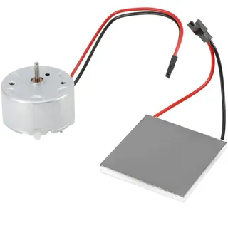 Natudeco Kaminventilator-Generator-Blatt Elektrischer Generator-Motor-Zubehör-Set für wärmebetriebenen Ofenventilator-Holzscheitbrenner
