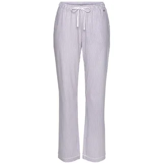 s.Oliver Pyjamahose Damen bordeaux-gestreift Gr.40/42