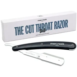Men Rock Cut Throat Razor - Sophisticated, Smooth and Easy to Use - Perfect for a Stress Free Shave