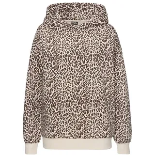 Buffalo Kapuzenpullover Leo-Optik Beige 36/38
