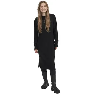 Vila Ril Crew Langarmkleid - Black - XS