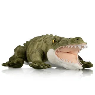 Freek Vonk X Bresser Vik Krokodil Kuscheltier 50 cm Recyclingfüllung - Grün