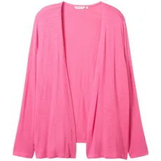 TOM TAILOR Damen Plussize Basic Sommer Cardigan , carmine pink, 50