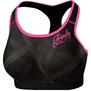 Anarchy Apparel Sports Bra, Plasma, Fitness Aerobic Jogging Top, BH Damen Frauen Größe L