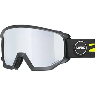 Uvex Athletic Colorvision Skibrille Für Damen - Black Matt - Mirror Silver Colorvision Green/CAT2