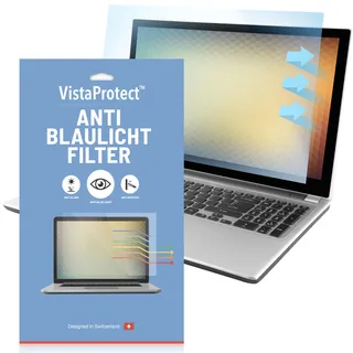 VistaProtect - Premium Anti-Blaulichtfilter für Laptop-Bildschirme, Abnehmbar (15.6" Zoll)