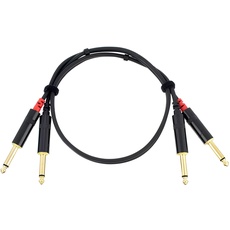 CORDIAL Kabel audio doppelt jack mono 60 cm Kabel AUDIO Essentials Jack