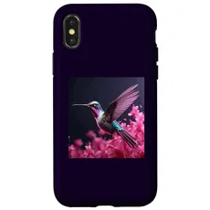 Hülle für iPhone X/XS Kolibri: Kolibri Outfit Kolibri Geschenk Kolibri