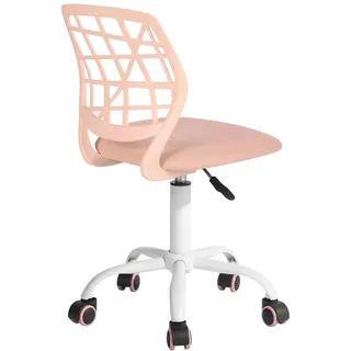 FurnitureR Bunter Schreibtischstuhl, moderner höhenverstellbarer Computerstuhl ohne Armlehnen, ergonomischer Drehstuhl für Kinderzimmer und Home Office