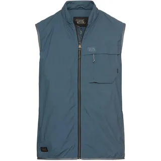 camel active Herren Leichte einrollbare Weste mit Funktionstaschen Tintenblau, menswear-6XL