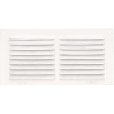 Amig - Rechteckiges Lüftungsgitter aus Aluminium | Lüftungsgitter für Luftauslässe | Ideal für Küchen- und Badezimmerdecken | Maße : 100 x 200 mm | Farbe: Weiß