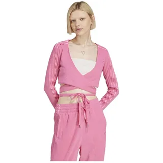 Adidas Originals Wraparound Langarm-oberteil - Pulse Magenta - S