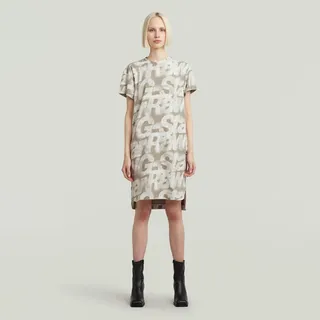 G-Star Shirtkleid Beige S