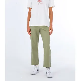 Hurley Damen Twill Straight Leg Hose, grün (Oil Green), M