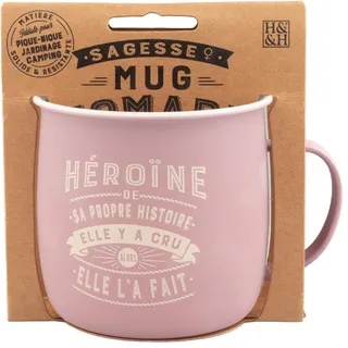 MUG NOMADE - Personalisierte Tee- und Kaffeetasse Heldin – Geschenk für Damen