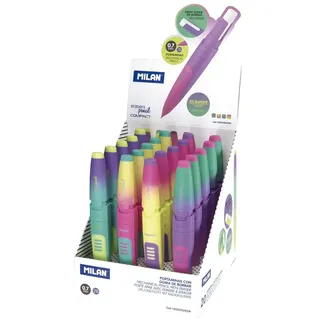 Milan Displaybox 20 Kompakte Sunset Druckbleistifte 0.7 Mm - Multicolor - One Size